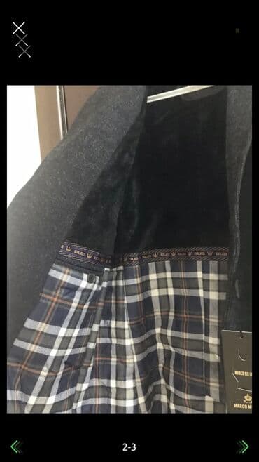 прокат мужских костюмов [возьми на прокат] бишкек фото: Продаю мужские пальто, Новый, размер 46-48 — 2