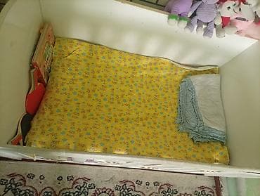 Детская кроватка с бортиками - Классическая прямоугольная кроватка