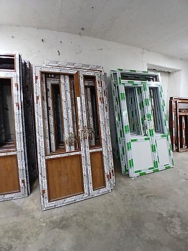 Үй жана бакча үчүн баардык: ПВХ-двери и оконные блоки в сборе - Материал: пластиковые профили ПВХ — 4