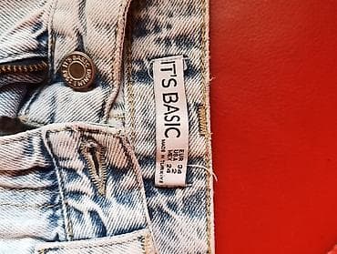 жынсы: Светлые джинсы ITS BASIC - Цвет: выбеленный голубой (acid wash/stone — 5