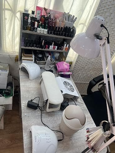 лампа для манекюра: Набор для кабинета мастера маникюра (полный рабочий стол) Состав: - — 3