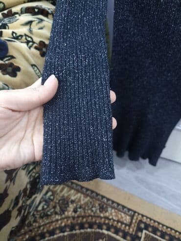 праздничные платья больших размеров: Повседневное платье, Осень-весна, Длинная модель, Футляр, S — 2