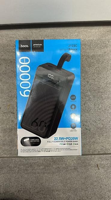 Үй жана бакча: Внешний аккумулятор Hoco J123C Intelligent Balance - Емкость: 60 000 — 1
