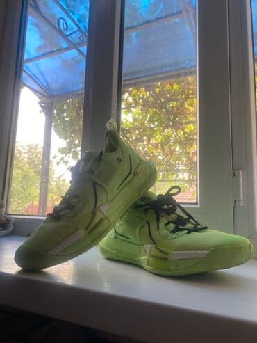 красовка найк: Лаймовые кроссовки для бега/тренировок - Яркий неоново‑зелёный цвет с — 1