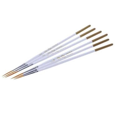 художественный набор: Нейлоновая кисточка для художественной росписи. Набор - 6 шт — 1