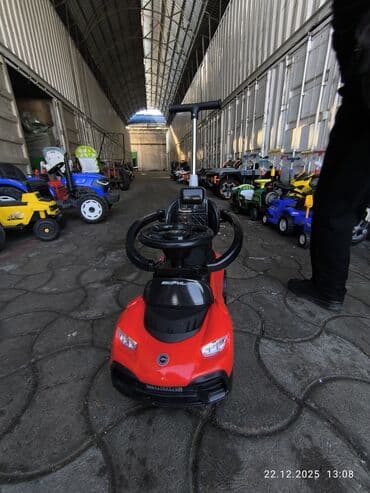 Толокары: Каталки-машинки с ручкой для родителей (модели 9605T, 9606T, 9607T) - — 5