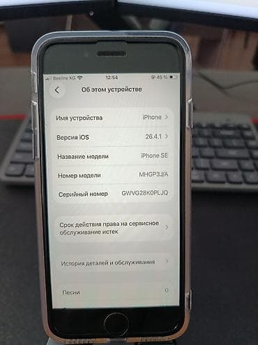 switch lite: IPhone SE 2020, Б/у, 64 ГБ, Black Titanium, Защитное стекло, Чехол, Коробка, 76 % — 2