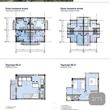 Куплю дом: Таунхаус, 65 м², 3 комнаты, Собственник, ПСО (под самоотделку) — 10
