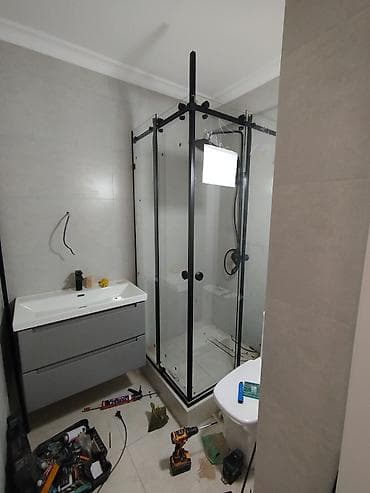 перегородка душевая: Стеклянные перегородки и двери для душа на заказ - Изготовление и — 8