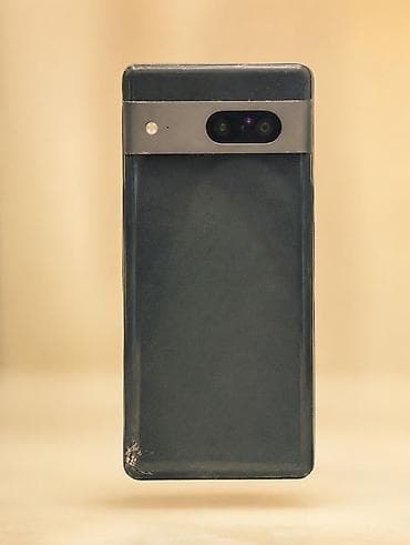 Google Pixel 7, Б/у, 128 ГБ, цвет - Черный, 1 SIM, eSIM