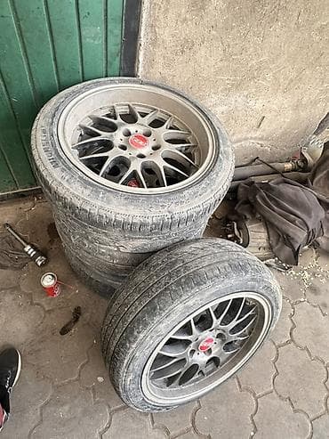 Колеса в сборе 245 / 45 / R 18, Лето, Б/у, Комплект, Легковые, Литые, отверстий - 5 — 1