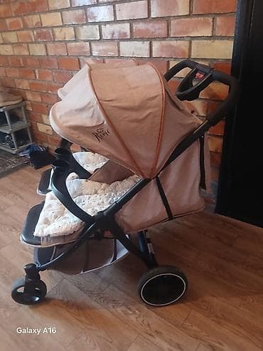 Детская гигиена и уход: Коляска, цвет - Коричневый, Б/у — 4