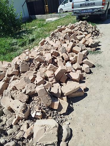 пустотные плиты: Кирпич строительный, разобранный - Материал: полнотелый керамический — 1