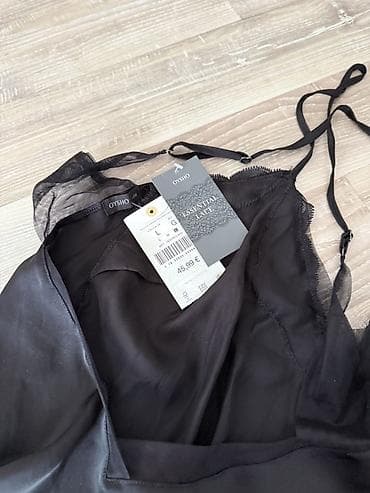 Платье-комбинация OYSHO Essential Lace - Цвет: чёрный - Фасон — 2