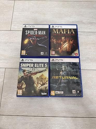 Игры PS5. Spider Man Miles Morales, Mafia The old Country, Sniper at lalafo.kg Игры PS5. Spider Man Miles Morales, Mafia The old Country, Sniper