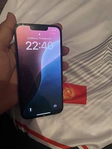 телефон а 7: IPhone 14, Б/у, 128 ГБ, Черный, Коробка, 78 % — 2