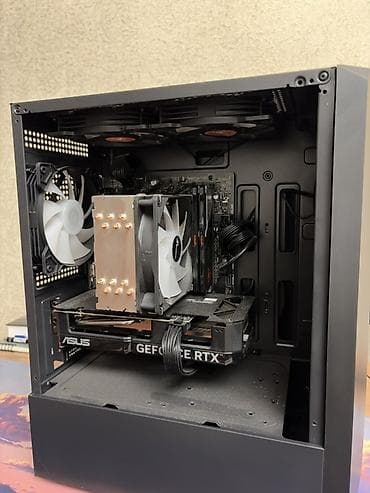 неттоп бишкек: ПК корпусу, Колдонулган, ATX, түсү - Кара — 7