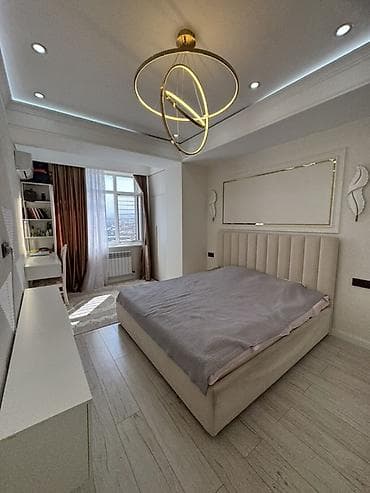 бишкеке 3комнатный квартиру: 3 комнаты, 85 м², Элитка, 13 этаж, Евроремонт — 1