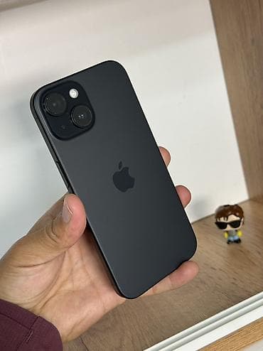 цена 10 айфона: IPhone 15, Б/у, 128 ГБ, Black Titanium, Защитное стекло, Чехол, Кабель, 85 % — 3