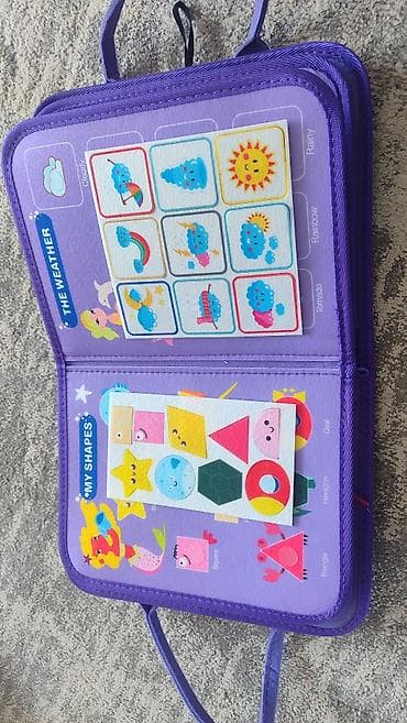 костюмы для детей: Развивающие игрушка Бизиборд-папка. Сделана из мягкого фетра,внутри — 4