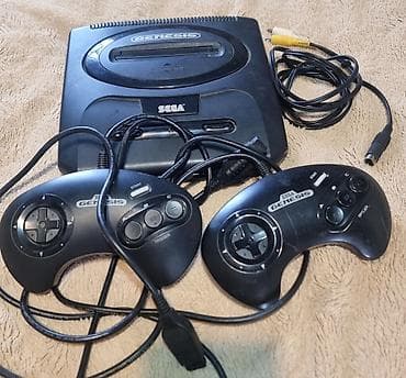 Игровая приставка Sega Genesis (модель Genesis/Mega Drive) с