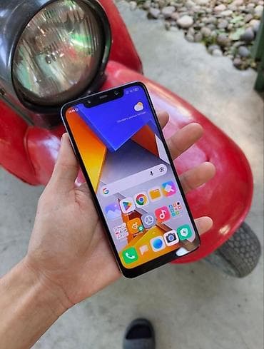 Техника и электроника: Poco Pocophone F1, Б/у, 128 ГБ, цвет - Синий — 3