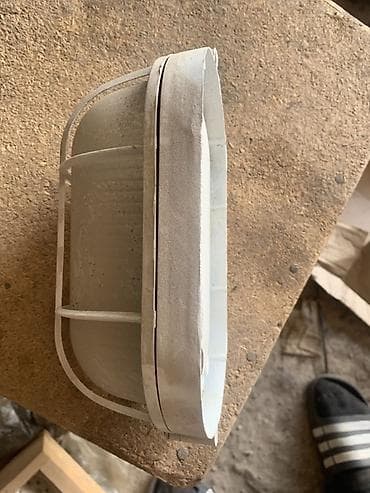 берем: Уличный/подвальный светильник «Кораблик» (овал) с защитной решёткой - — 3