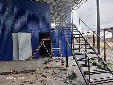 уличный фанар: Навес, Арочный, Металл, Профнастил, Установка — 7