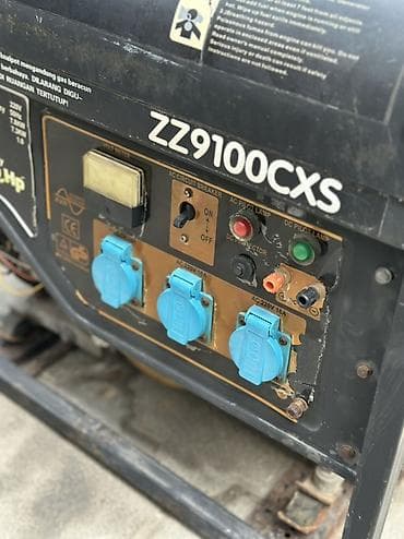 куплю бензогенератор: Бензиновый генератор TCH ZZ9100CXS - Тип — 4