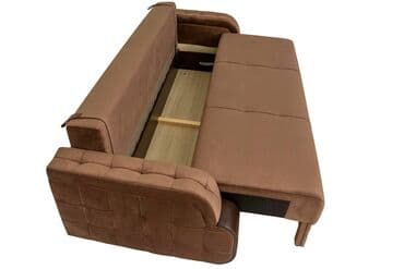 прямые диваны: Диван прямой раскладной Антей, GROUND 01(бежевый)/ARCADIA — 11