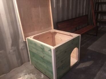 домик для щенка: Домик для собак. Будка для средних и маленьких собак. Размеры ширина и — 3