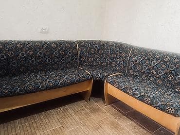 кухный диван: Угловой кухонный диван с раскладными сиденьями и мягкими спинками — 2