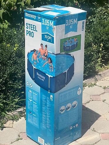 🌊 Продам каркасный бассейн Bestway Steel Pro 305×76 см. Идеальный — 1