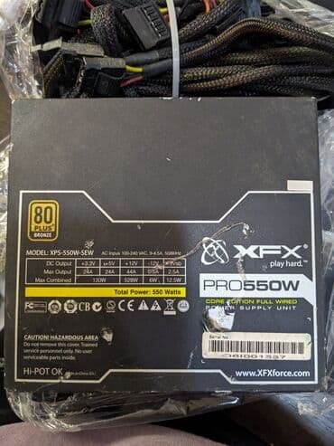 блоки питания xfx: Блок питания, Б/у — 2