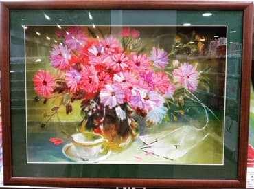 стул с партой: Прекрасные картины лентами на заказ. В нашем профиле ещё много — 7