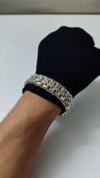 продаю золотую цепочку: Браслет "Император" Серебро 925 проба В Наличии ✅ Вес 110 Грамм Длина — 3