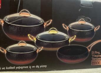 набор посуды с каменным покрытием vicalina отзывы: ⚡️ Срочная продажа! Набор дизайнерских кастрюль и сковорода (9 — 1