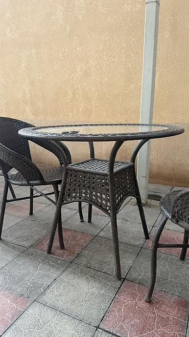 stol: Комплект садовой мебели, Кресла, Ротанг — 5