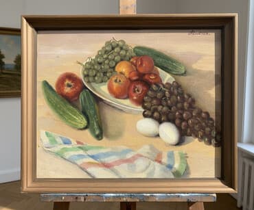 Прямые наследники С.Асанова,члена Союза художников КР,ученика