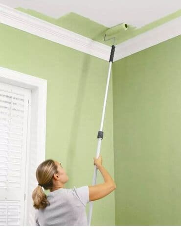 швабра для потолка: Телескопическая штанга для малярного валика - Предназначена для — 1