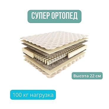 Матрас «Супер Ортопед» - Допустимая нагрузка: до 100 кг на спальное — 1