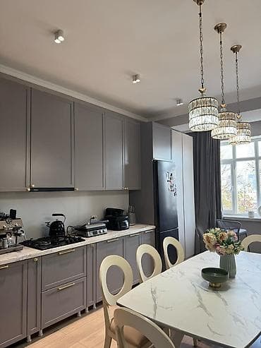Батирлер: 5 жана андан көп, 160 м², Орто-Сай а. Элитка, 1 кабат, Дизайнердик оңдоо — 9