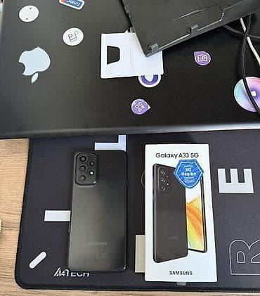 s6 edge plus: Samsung Galaxy A33 5G, Б/у, 128 ГБ, цвет - Черный, 2 SIM — 1