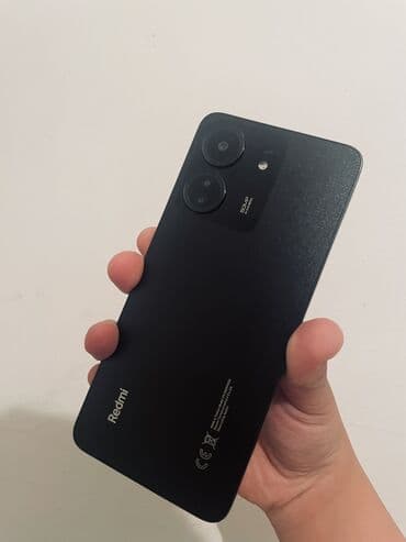 карызга машина алам: Redmi, Redmi 13C, Жаңы, 256 ГБ, түсү - Кара — 1