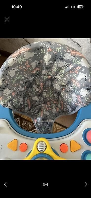 удобное кресло мешок: Почти как новый.Состояние 👍 Детские ходунки с игровым столиком - — 3