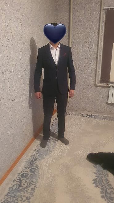 Шымдар: Мужской классический костюм-тройка (пиджак + брюки; рубашка на фото — 1