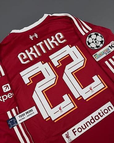 куртки адидас: Футбольная майка Liverpool FC с длинным рукавом - Официальная — 3