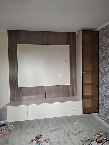 switch lite: Стенка для ТВ и корпусная мебель на заказ - Декоративная ТВ-зона с — 2