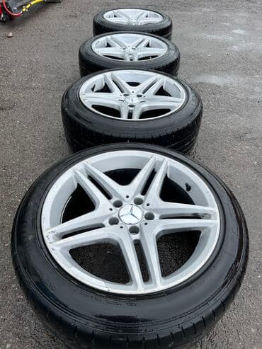 тормоза amg: Литые Диски R 18 AMG, Комплект, отверстий - 5, Б/у — 9