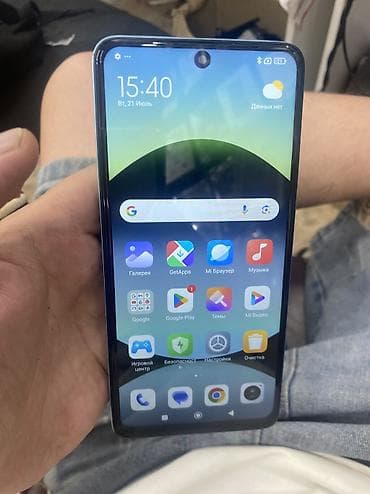 Уюлдук телефондор жана аксессуарлар: Redmi, Redmi Note 14, Колдонулган, 256 ГБ, түсү - Көк, 2 SIM — 3